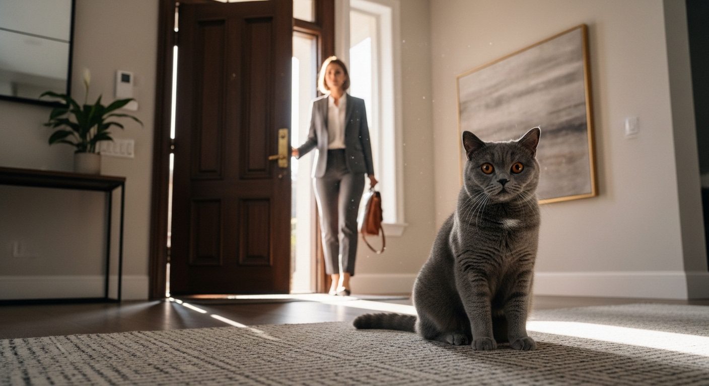 apartment cat separation anxiety