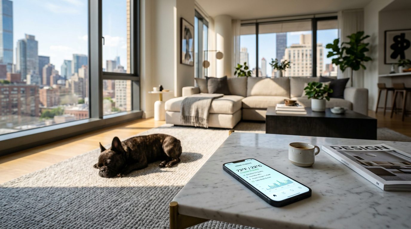 pet temperature monitor for apartment